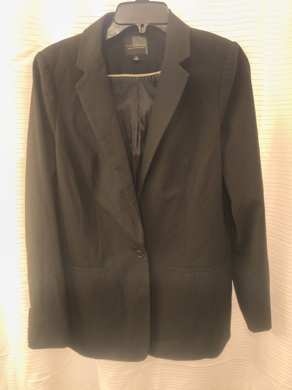 The Limited Black Single-Button Tailored Blazer